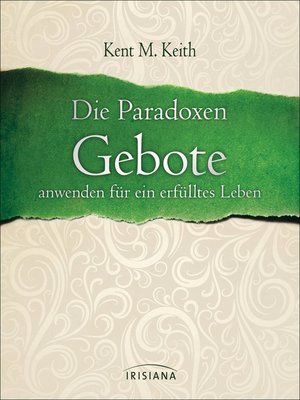 cover image of Die Paradoxen Gebote